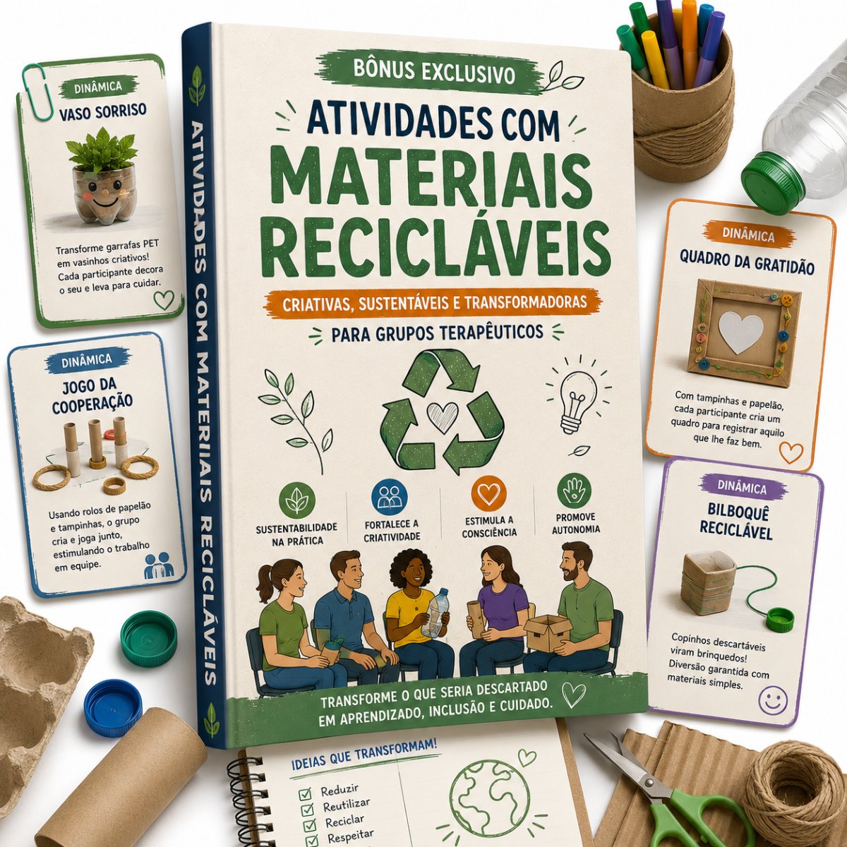 Atividades com Materiais Recicláveis